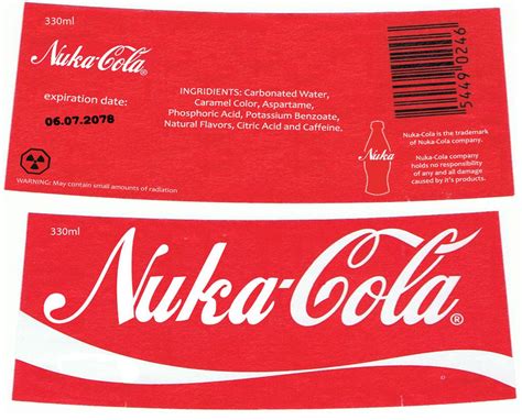 Nuka Cola Printable Label